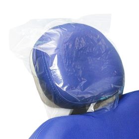 Disposable Headrest Covers for Dental Chair, 10 x 11 Inch. Pack of 3000 Clear Plastic Dental Chair Covers. Waterproof Polyethylene 0.7 mil Dental Head