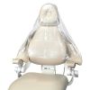 Half-Length Disposable Chair Covers, 24 x 27.5 Inch. Pack of 225 Clear Plastic Dental Chair Covers. Waterproof Polyethylene 0.7 Mil Dental Chair Sleev