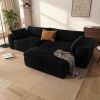 Cloud Sectional Couch with L-Shape Chaise,Modern Modular Sofa with Deep Seat, Upholstered Couches for Living Room Bedroom,No Assembly Required