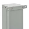Patio Retractable Side Awning 31.5"x118.1" Blue