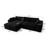 Cloud Sectional Couch with L-Shape Chaise,Modern Modular Sofa with Deep Seat, Upholstered Couches for Living Room Bedroom,No Assembly Required