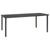 7 Piece Patio Dining Set Steel