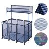 Medium 2layers Pool Storage Bin/Blue