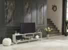 FurnisHome Store Parma Mid Century Modern Tv Stand Open Shelving Entertainment Centre 67 inch Tv Unit, Grey