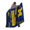 MICHIGAN OFFICIAL NCAA "Digitize" Raschel Throw Blanket; 60" x 80"
