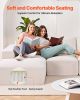 VEVOR Modular Sectional Sofa, Sectional Couch for Living Room, L Shaped Sofa with High Rebound Sponge, Cloud Couch with Cushion for Living Room