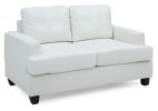 Glory Furniture Sandridge G587A-L Loveseat , WHITE