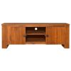 TV Stand 43.3"x11.8"x15.7" Solid Wood Teak