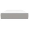 Pocket Spring Bed Mattress Light Gray 39.4"x79.9"x7.9" Twin XL Fabric