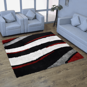 Rugsotic Carpets Hand Tufted Shag Polyester Square Area Rug Contemporary (Color: Multicolor2, size: 10'x10')