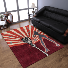 Rugsotic Carpets Hand Tufted Wool Area Rug Kids (Color: Multicolor, size: 4'x6')