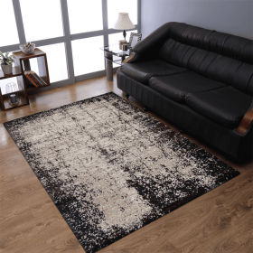 Rugsotic Carpets Machine Woven Heatset Polypropylene Area Rug Contemporary (Color: Beige Brown, size: 4'4''x6'4'')