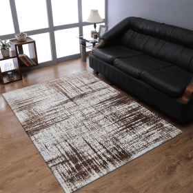 Rugsotic Carpets Machine Woven Heatset Polypropylene Area Rug Contemporary (Color: Beige, size: 4'4''x6'4'')
