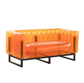 YOMI SOFA EKO ALUMINIUM Frame (Color: CRYSTAL ORANGE)