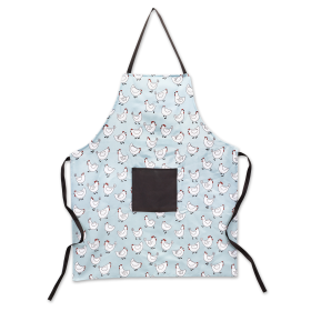 Apron 30"W x 50"H Polyester (Color: Chickens)
