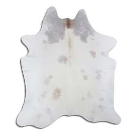 NATURAL HAIR ON COWHIDE GREY AND WHITE (Color: GREY AND WHITE, size: 22 - 32 Square feet)