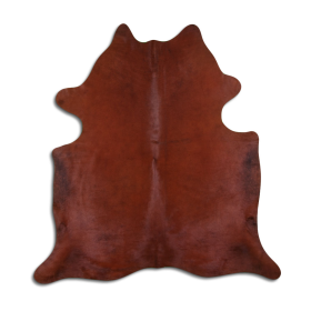 DYED HAIR ON COWHIDE DYED CHOCO BROWN (Color: DYED COWHIDES, size: 22 - 32 Square feet)