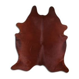 DYED HAIR ON COWHIDE DYED CHOCO BROWN (Color: DYED COWHIDES, size: 32 - 45 Square feet)