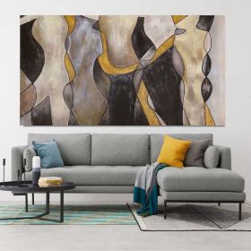 Original Acrylic Oli Painting Large Picture Canvas Art Oversize Handpaint Acrylic Painting Canvas Abstract (style: 1, size: 60x90cm)
