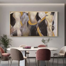 Original Acrylic Oli Painting Large Picture Canvas Art Oversize Handpaint Acrylic Painting Canvas Abstract (style: 1, size: 70x100cm)