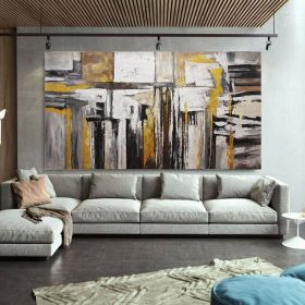 Original Acrylic Oli Painting Large Picture Canvas Wall Art Oversize Handpaint (style: 1, size: 140x210cm)
