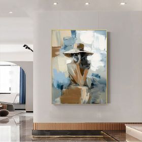 Ladies on holiday oil on canvas Set of 2 female Wabi sabi Wall Art Woman Painting Set of 2 Woman Modern wall art Woman Painting Unique gift (style: 1, size: 80x120cm)