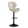 Bar Stools Set of 2 Modern Swivel Bar Chairs, Barstools Counter Height with High Backrest, Easy 3-5 Minute Assembly for Bar, Kitchen, Dining Room