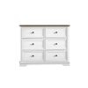 6 DrawersTall Dresser for Bedroom Vertical Storage Tower Wood Top Closets