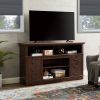 Retro TV Stand with Storage for TVs up to 65'' Mid Century Modern TV Stand & Entertainment Center with Shelf, TV Stand for Media