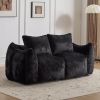 MAXYOYO Giant Bean Bag Chair for Adults, Ultra Soft Fluffy Loveseat Bean Bag Sofa, Oversized Floor Sofa for Living Room Bedroom