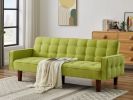 Solid Color Tufetd Sofa Bed Save Space for Living Room