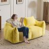 MAXYOYO Giant Bean Bag Chair for Adults, Ultra Soft Fluffy Loveseat Bean Bag Sofa, Oversized Floor Sofa for Living Room Bedroom
