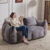 MAXYOYO Giant Bean Bag Chair for Adults, Ultra Soft Fluffy Loveseat Bean Bag Sofa, Oversized Floor Sofa for Living Room Bedroom