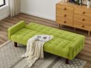 Solid Color Tufetd Sofa Bed Save Space for Living Room