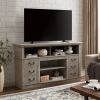 Retro TV Stand with Storage for TVs up to 65'' Mid Century Modern TV Stand & Entertainment Center with Shelf, TV Stand for Media