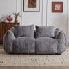 MAXYOYO Giant Bean Bag Chair for Adults, Ultra Soft Fluffy Loveseat Bean Bag Sofa, Oversized Floor Sofa for Living Room Bedroom